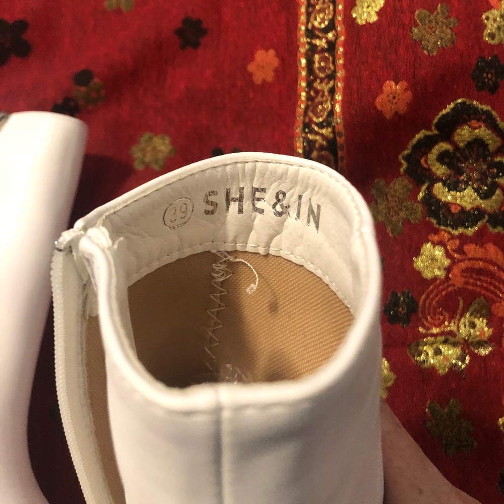 She & In Zip Up Booties